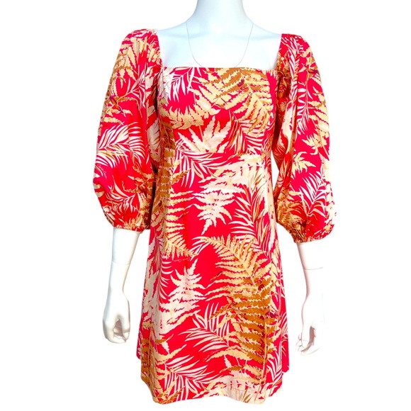 CARA CARA Montauk Printed Cotton-Poplin Mini Dress - Picture 4 of 5